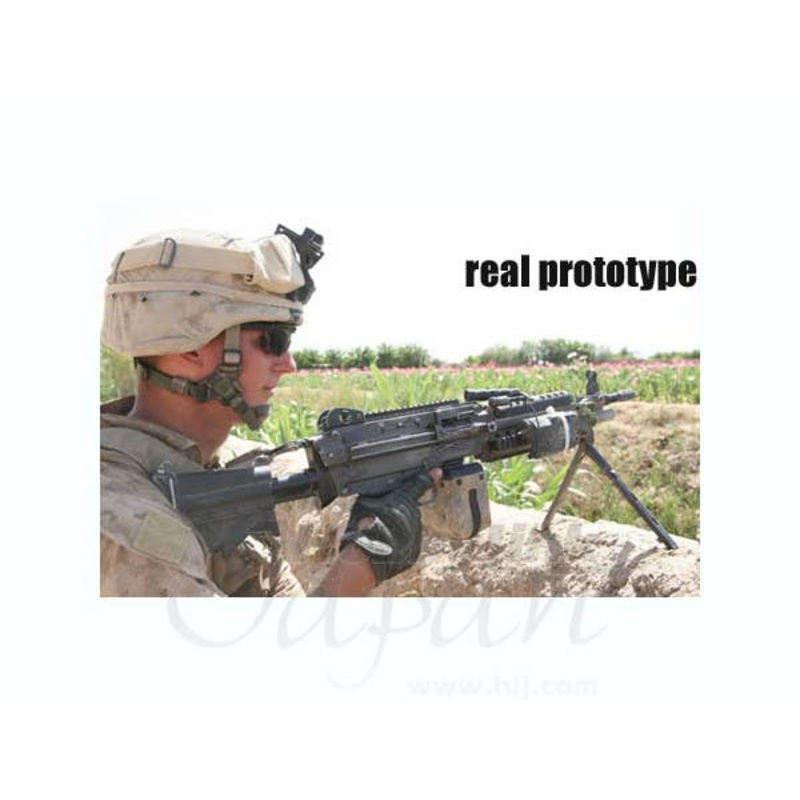 1/35 5.56 US M.G. M249 with Plastic Stock