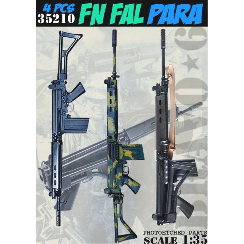1/35 Current use FN FAL PARA Automatic Rifle (4 pieces)