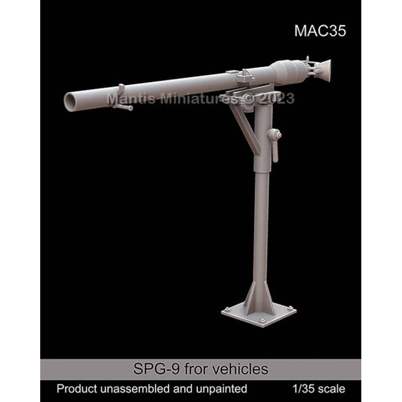 1/35 Current Use Russian/Soviet Union SPG-9 Recoilless Gun Vehicle Mounted Type