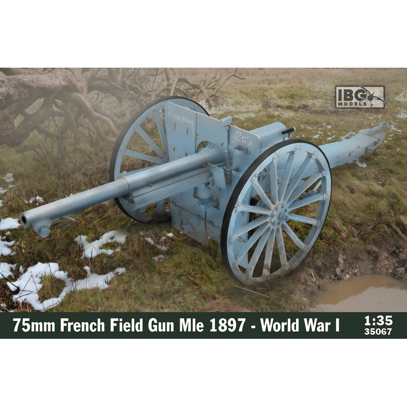 1/35 France 75mm Schneider M.1897 Field Gun, World War I Type