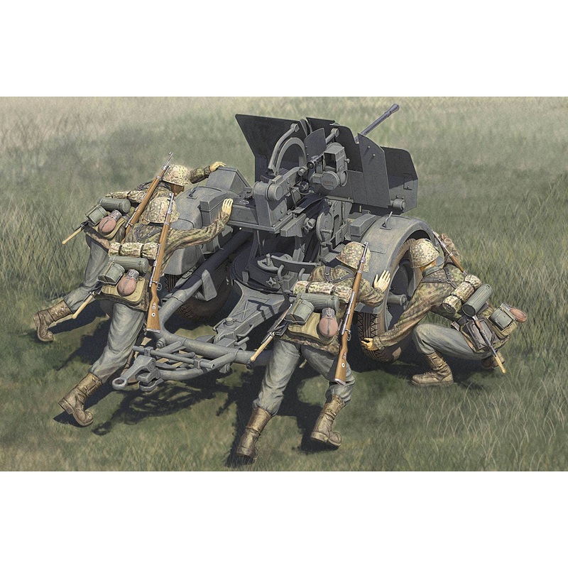 1/35 Germany 20mm Flak38 Anti-aircraft Gun w/Crew