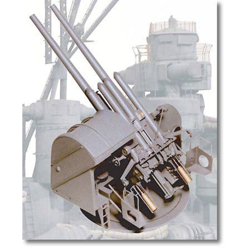 1/35 IJN Type 89 12.7cm Twin AT Gun
