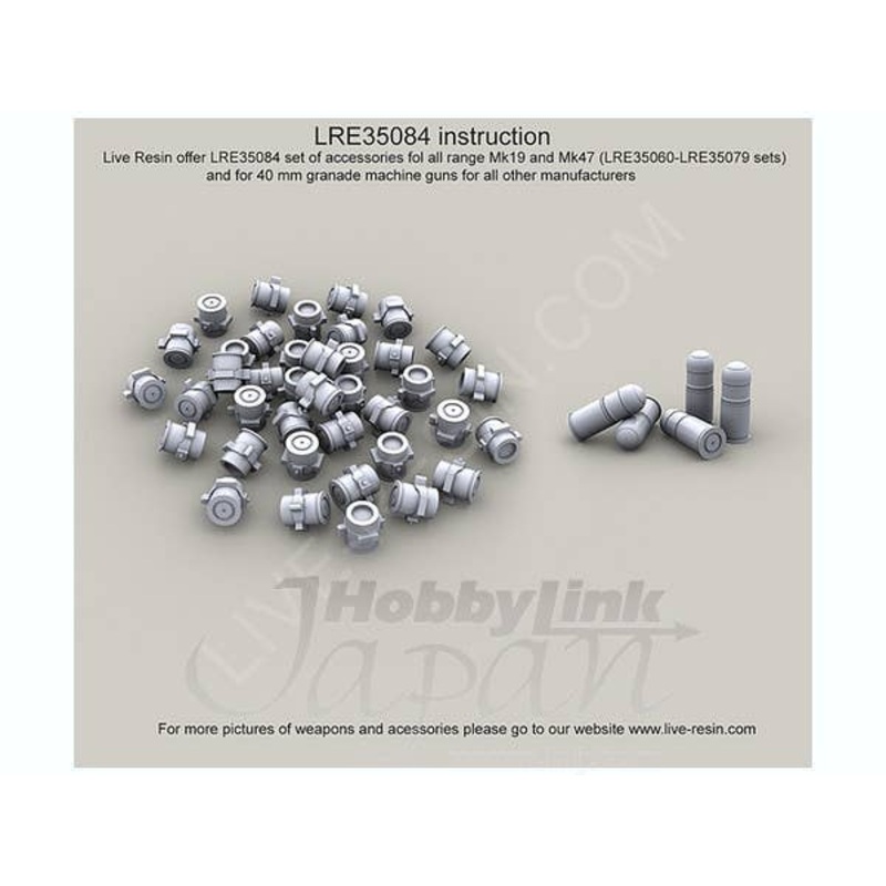1/35 MK19-3/MK47 40mm Grenades Spent Shells