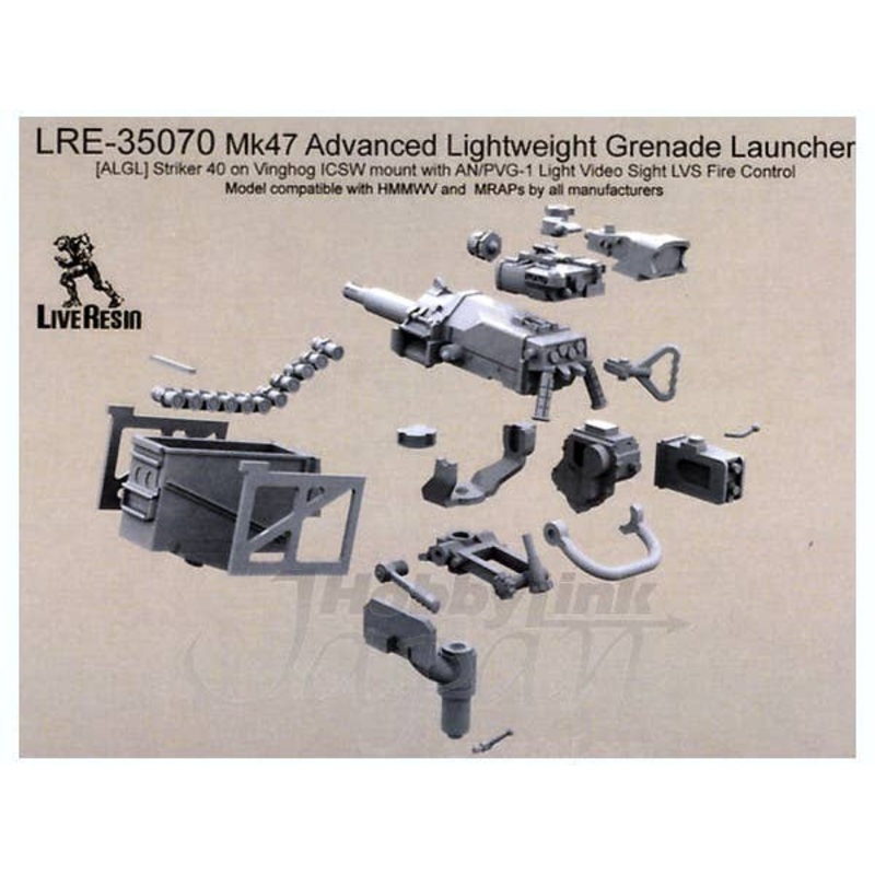 1/35 Mk47 ALGL Striker 40 on Vinghog ICSW Mount with AN/PVG-1