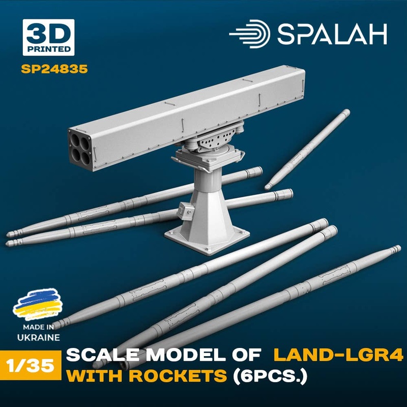 1/35 Scale model LAND-LGR4 with rockets