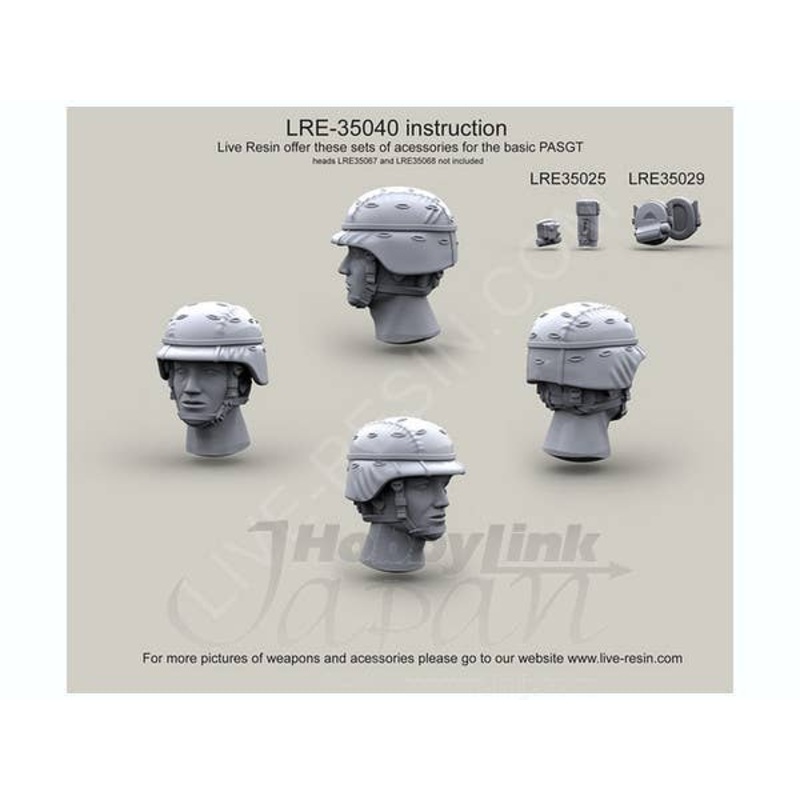 1/35 US Army PASGT Helmet with Cover