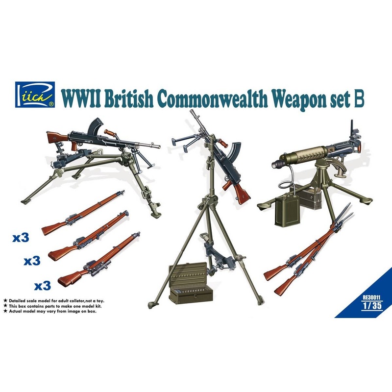 1/35 WWII British Commonwealth Weapon Set B