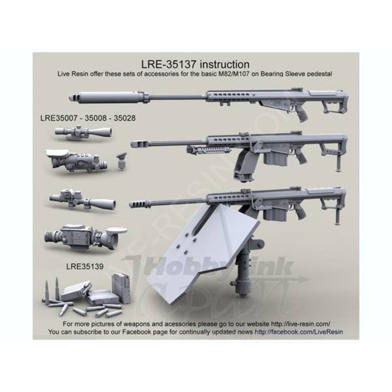 Barrett M82A1/107A1 .50 Caliber on Barrett Heavy Mount w/Armor Shield