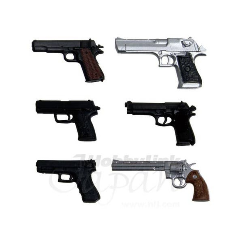 1/12 Realistic Handgun (6 Types)