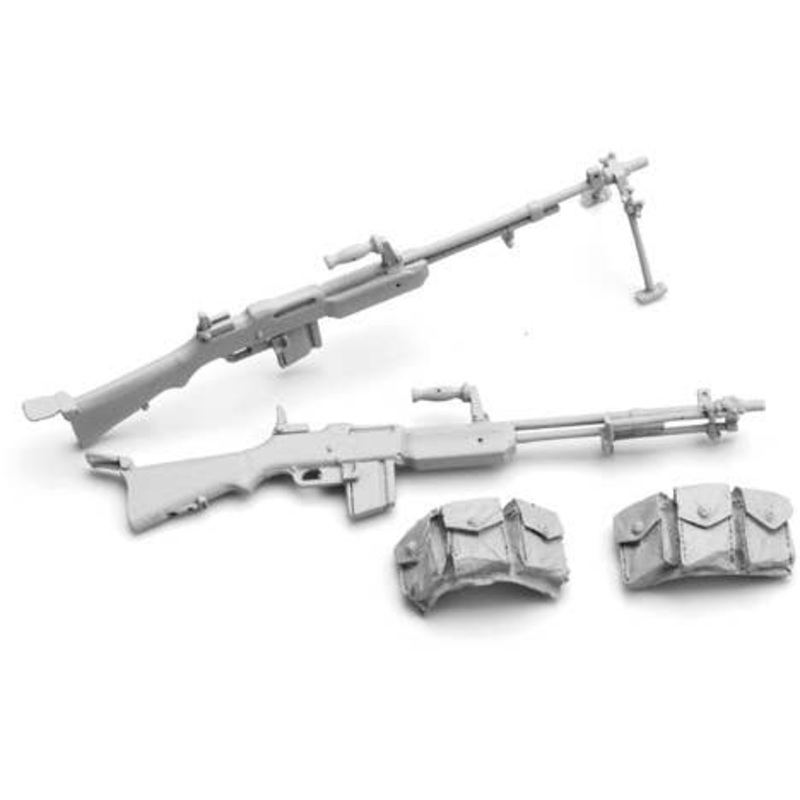 1/16 WWII US Army M1918A2 Automatic Rifle BAR (2 pieces)