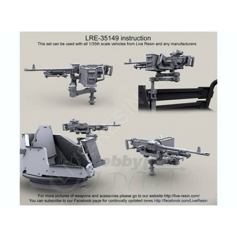 1/35 M240H with Military Systems Group Inc. SA 1 Swing Arm Mount Support
