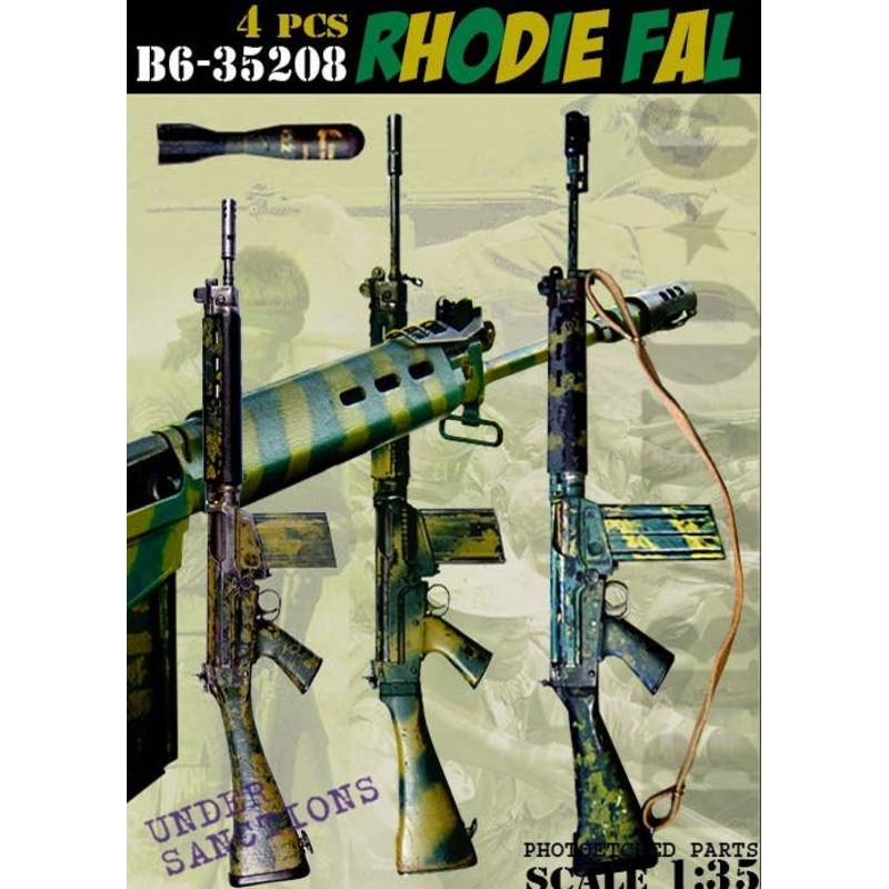 1/35 Modern Rhodesian Army FN FAL Automatic Rifle