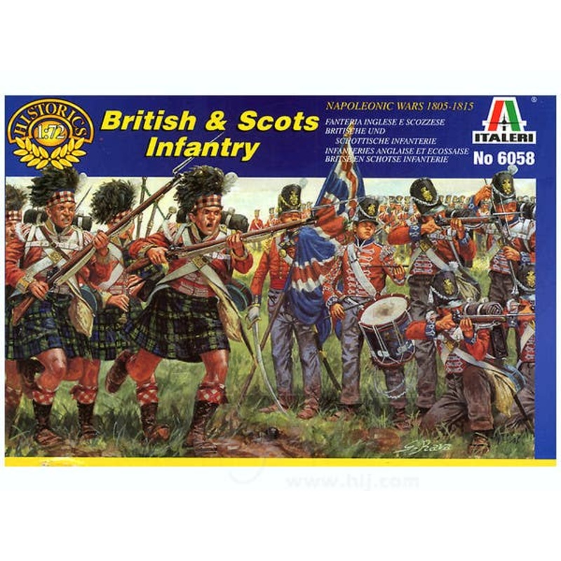 1/72 British & Scots Infantry