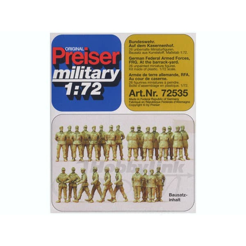 1/72 German Federal Armed Forces FRG at the Barrack-Yard (26pcs)