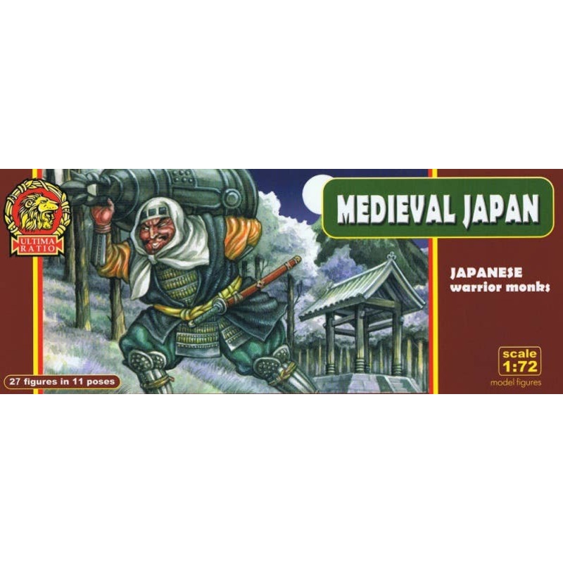 1/72 Japanese Warrior Monks, Medieval Japan