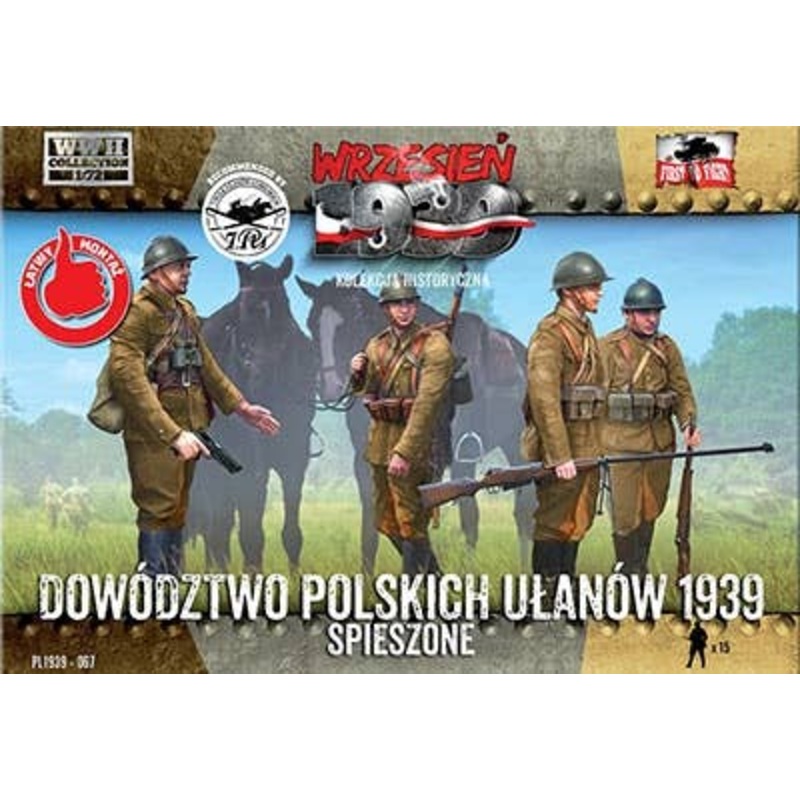 1/72 Polish Uhlans Headquarters on Foot (Officers Figures Set)