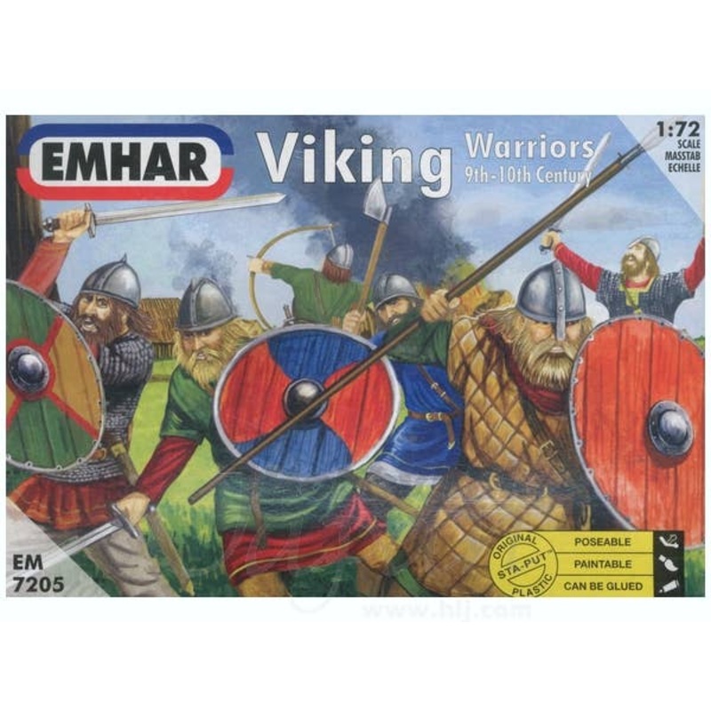 1/72 Viking Warriors 9th-10th Century