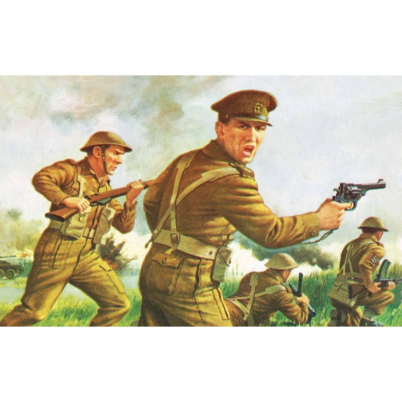 1/76 WWII British Infantry N. Europe