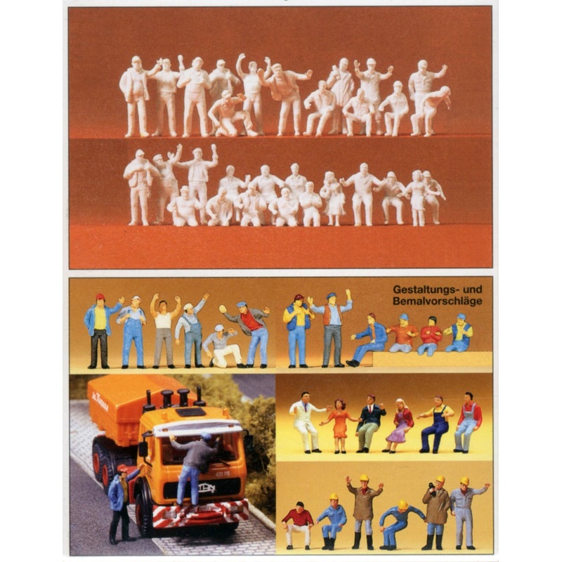 1/87 Drivers Passengers 30pcs HO Gaige