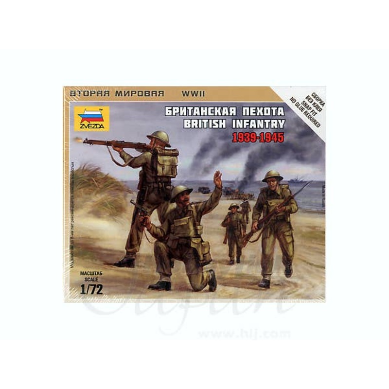 1/72 British Infantry 1939-42 (5-Figures)