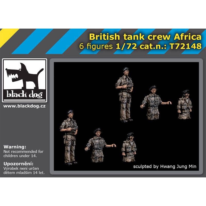 1/72 British tank crew Africa