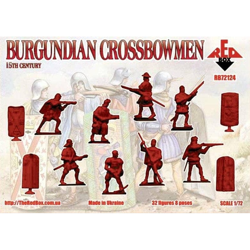 1/72 Burgundian Crossbowmen, 15th Century