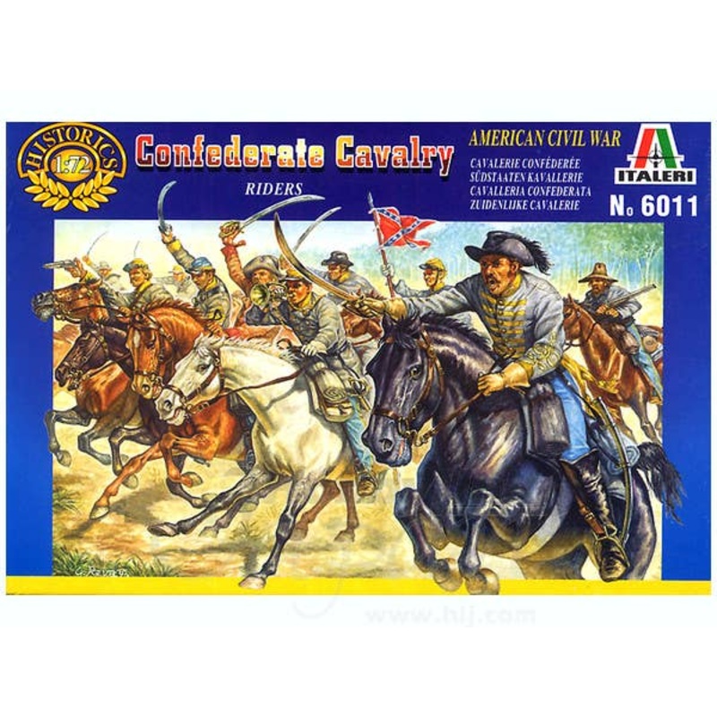 1/72 Confederate Cavalry Riders