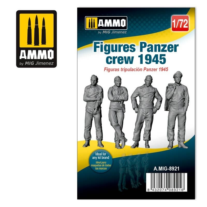 1/72 Figures Panzer Crew 1945
