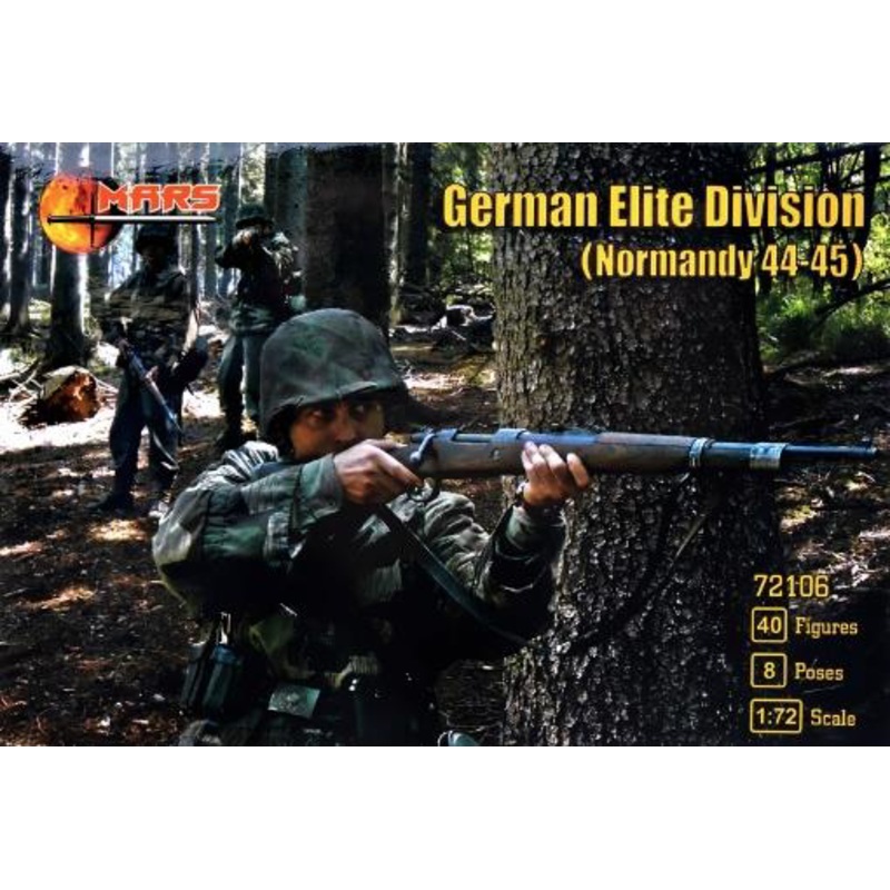 1/72 German Elite Division, Normandy 1944-45 (40 figures)