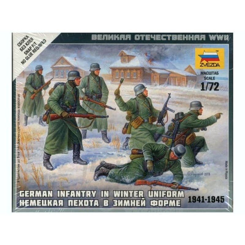 1/72 German Infantry In Winter Uniform 1941-1945