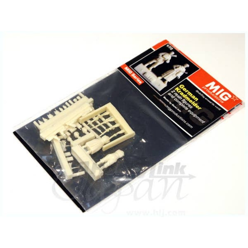 1/72 German Kradmelder Motorcycle Messengers (2 figures)
