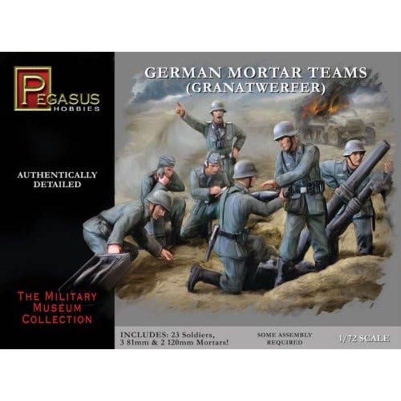 1/72 German Mortar Teams (Granatwerfer)