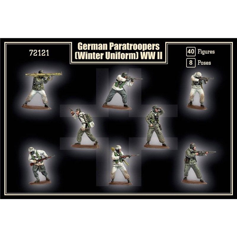 1/72 German Paratroopers  (Winter Uniform) (40pcs)