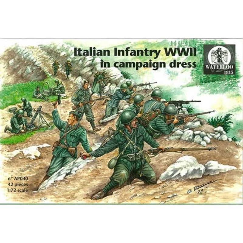 1/72 Italian Infantry in Campaign Dress WWII (AP040)
