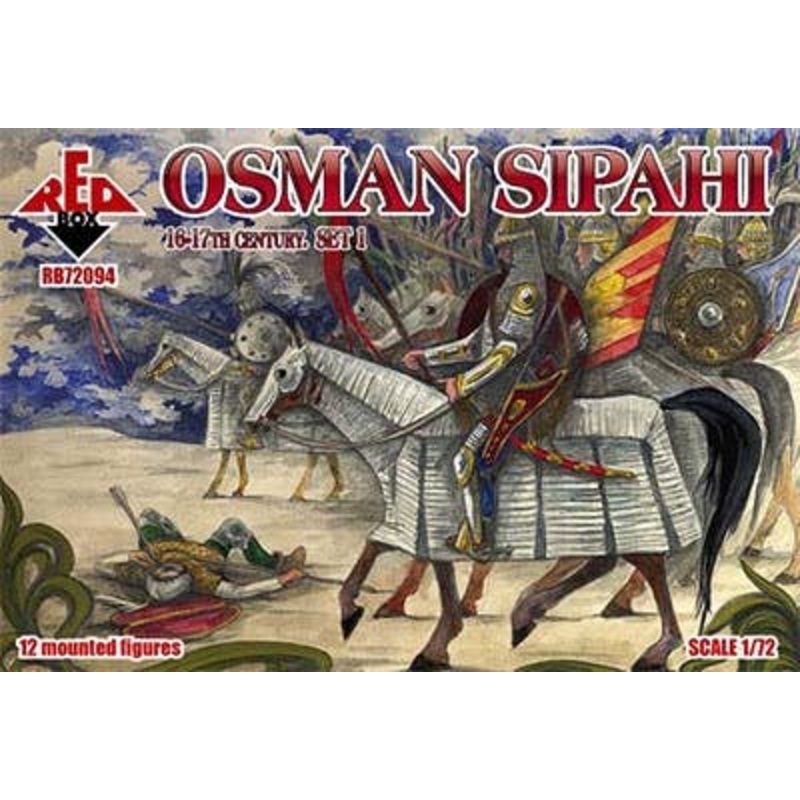 1/72 Osman Sipahi 16-17th Century Set.1 (12 Mounted Figures)