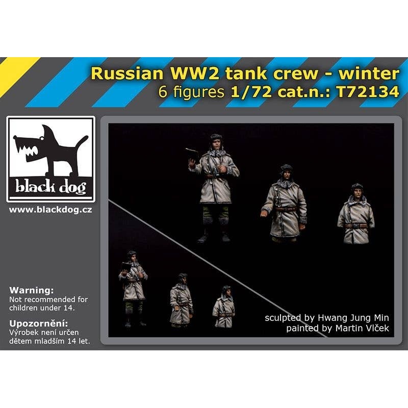 1/72 Russian WW II tank crew winter