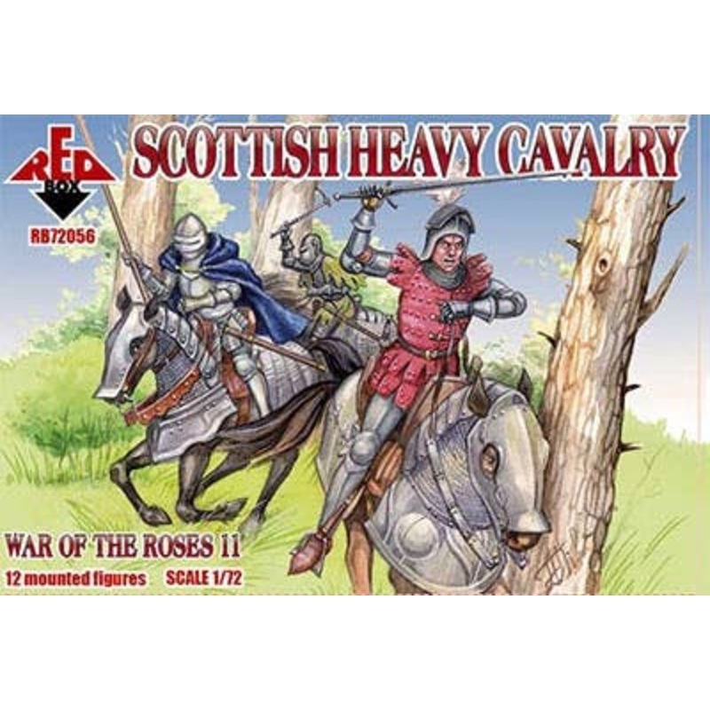 1/72 Scottish Heavy Cavalry "War of the Rose" (12 Mounted Figures)