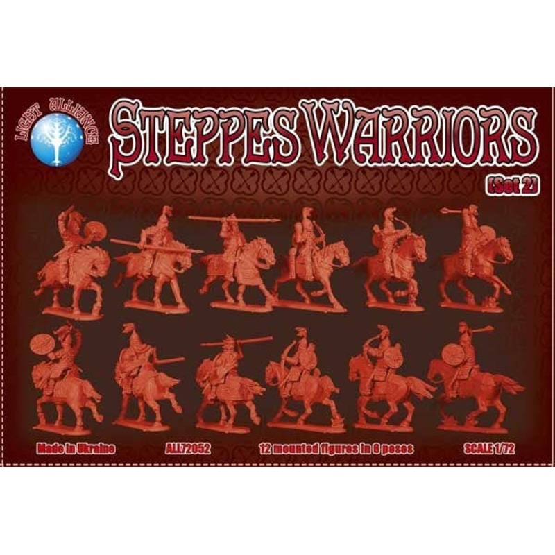 1/72 Steppes Warriors Set 2 (12Bodies / 6Poses)