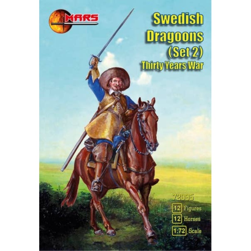 1/72 Swedish Dragoons Thirty Years War (Set 2)