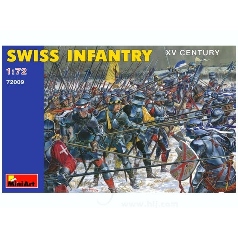 1/72 Swiss Infantry 15th Century Set