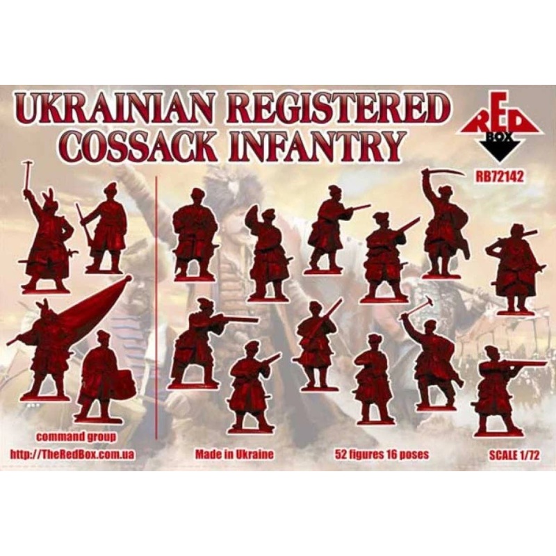 1/72 Ukrainian registered cossack infantry 17th century