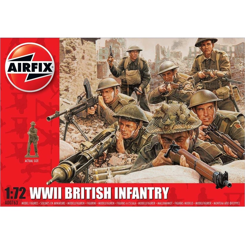 1/72 WW.II British Infantry N. Europe 48-Figures