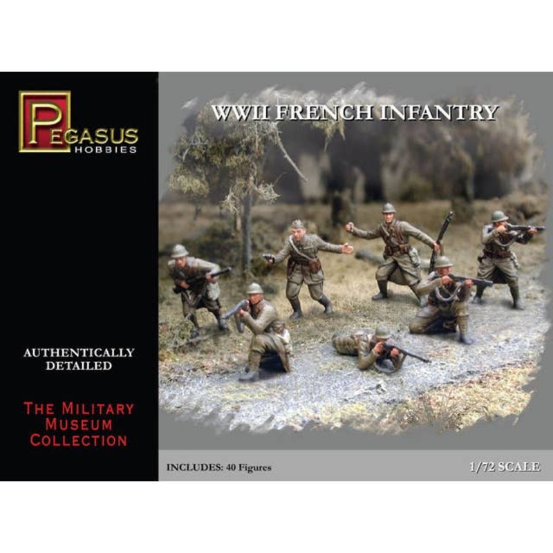 1/72 WW.II French Army Infantry Set