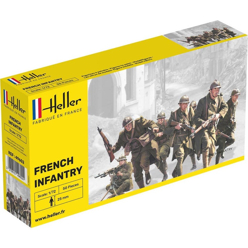 1/72 WW.II French Infantry (50pcs)