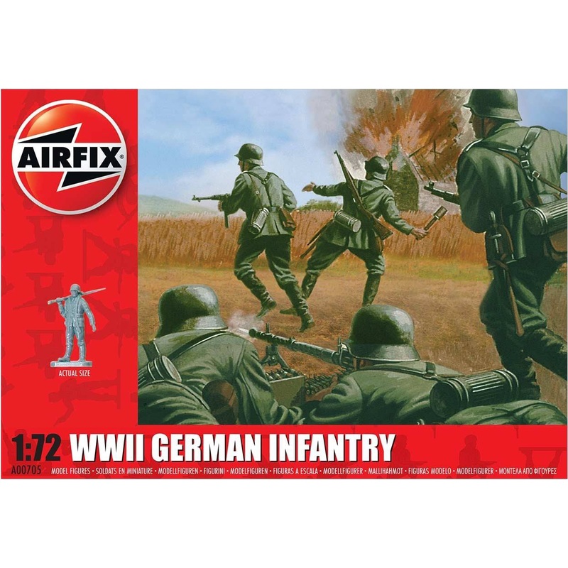 1/72 WW.II German Infantry 48-Figures