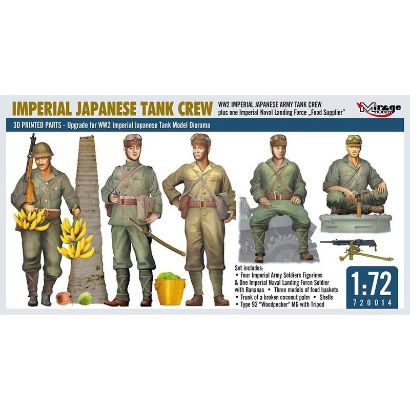 1/72 WW2 Imperial Japanese Army Tank Crew