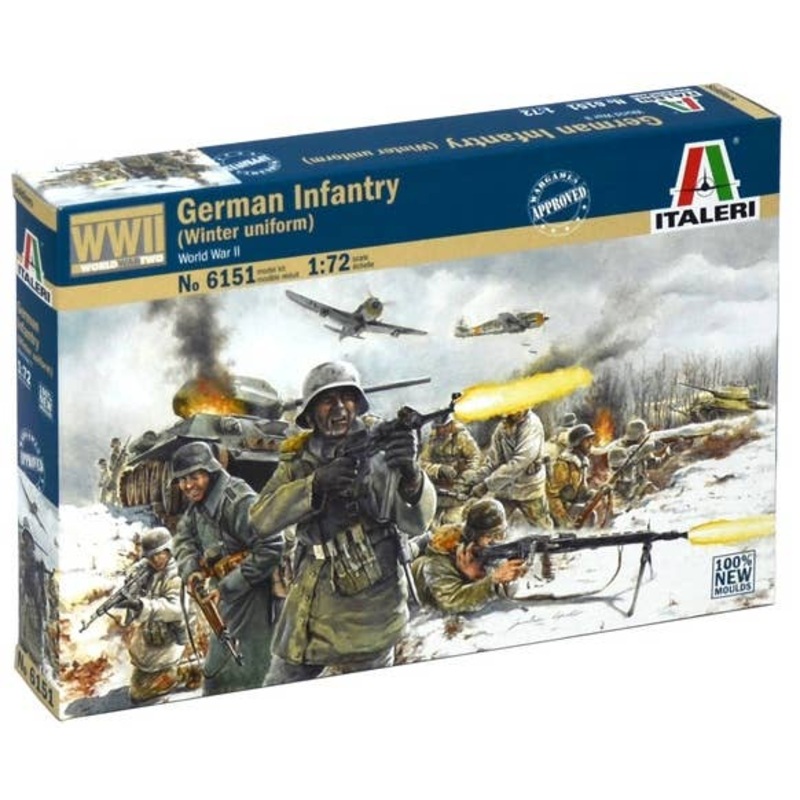1/72 WWII German Infantry (Winter Uniform)