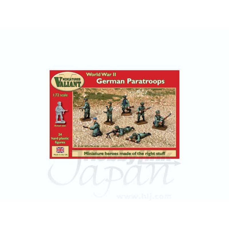 1/72 WWII German Paratroops (24-Figures)