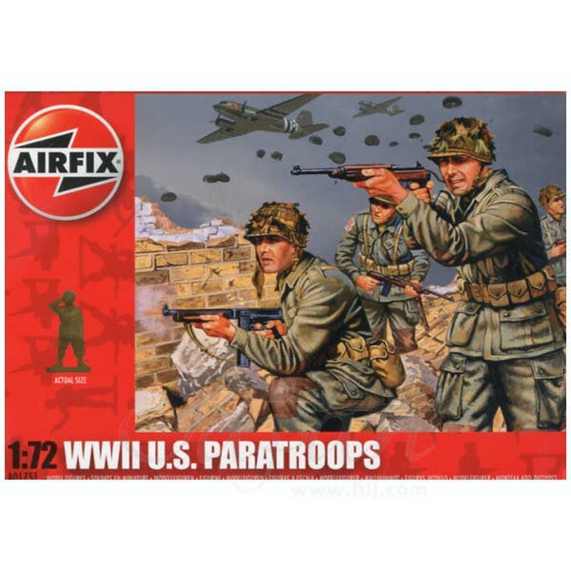 1/72 WWII US Paratroops