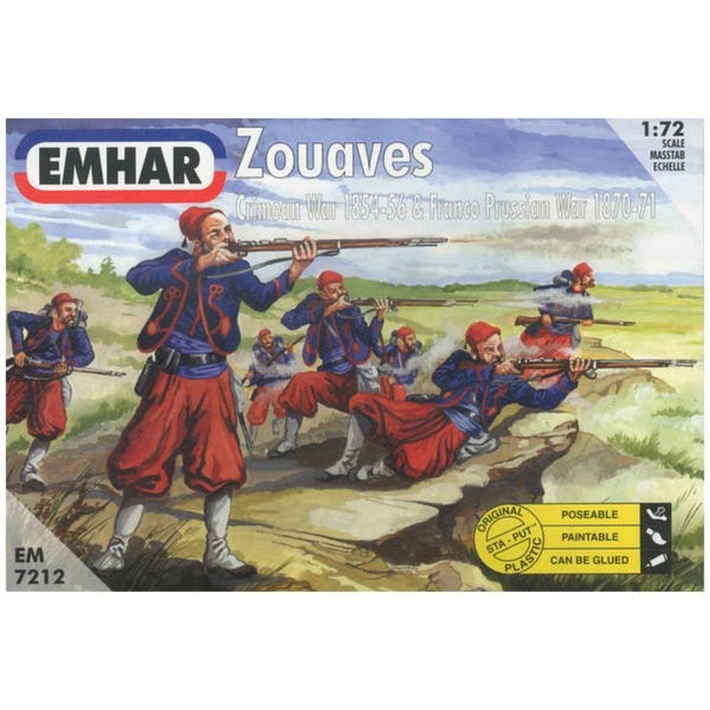1/72 Zouaves Crimean War 1854-56 & Franco Prussian War 1870-71